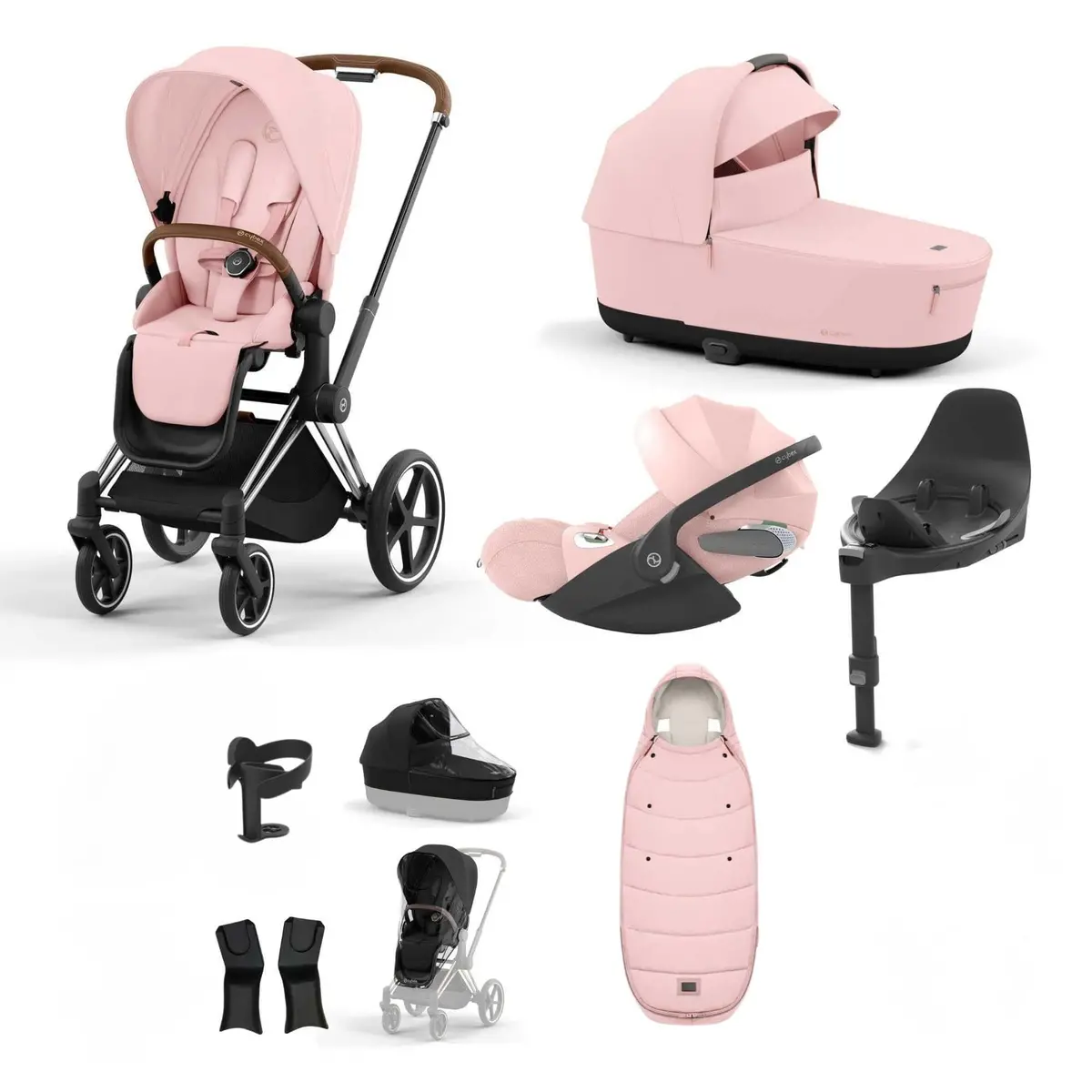 Cybex Priam Essential Travel Bundle - Peach Pink 4