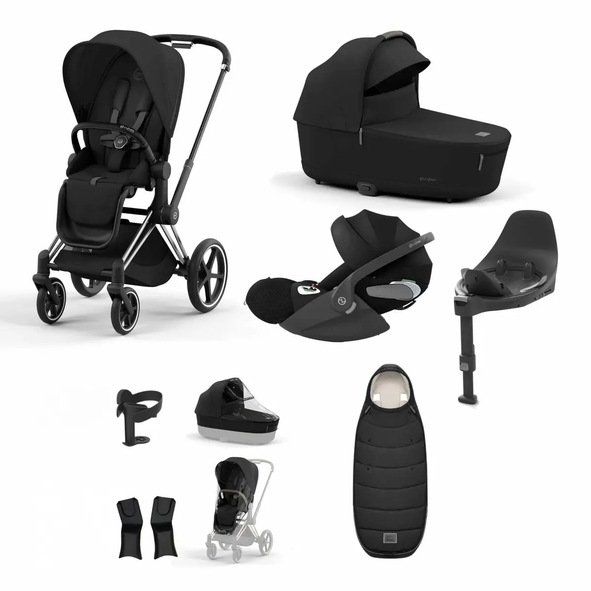 Cybex Priam Essential Travel Bundle - Sepia Black 2