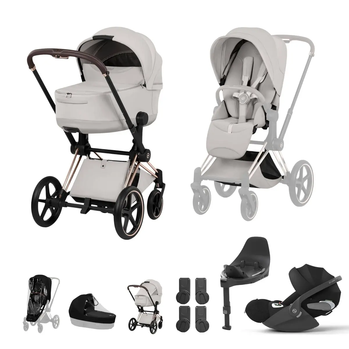 Cybex Priam Ultimate Bundle - Style Collection - City Grey 1