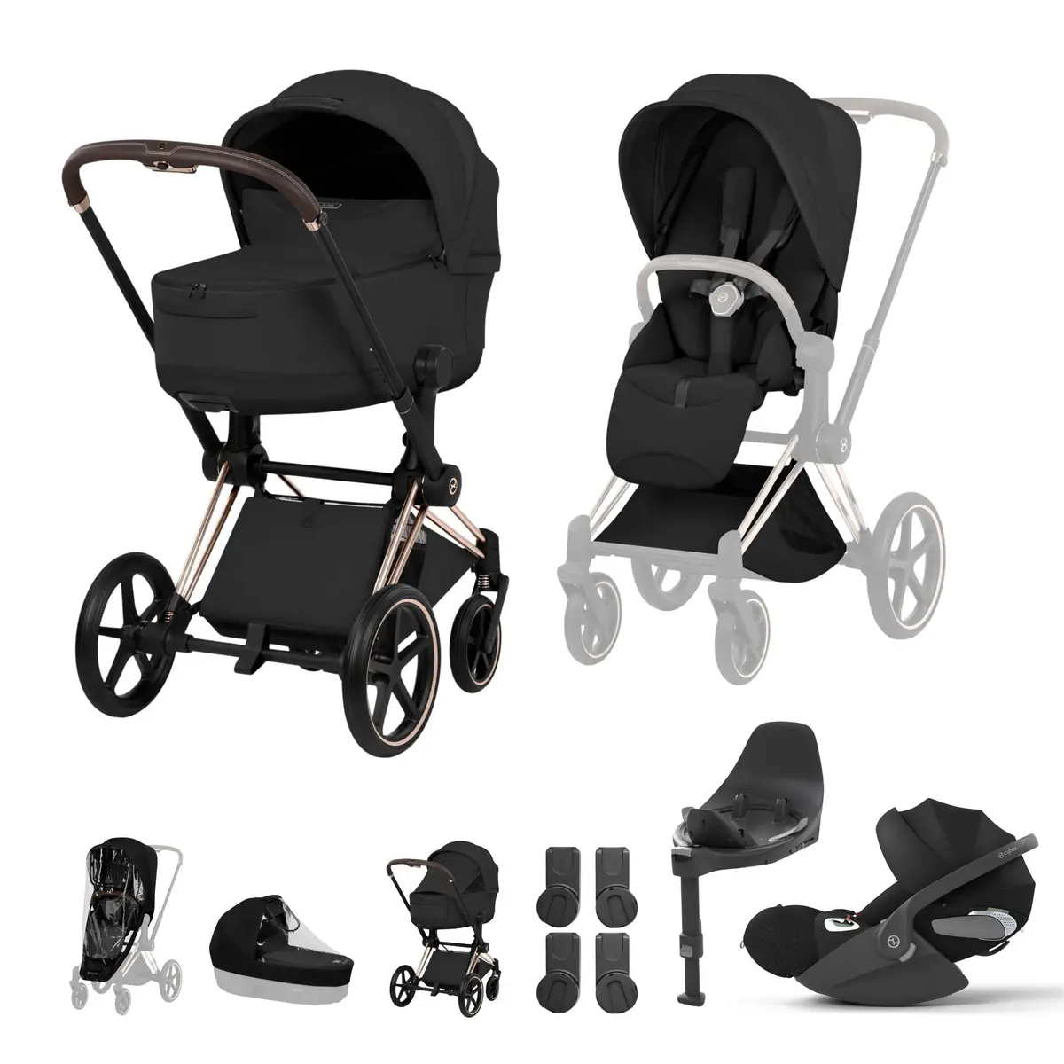 Cybex Priam Ultimate Bundle - Style Collection - Sepia Black 1
