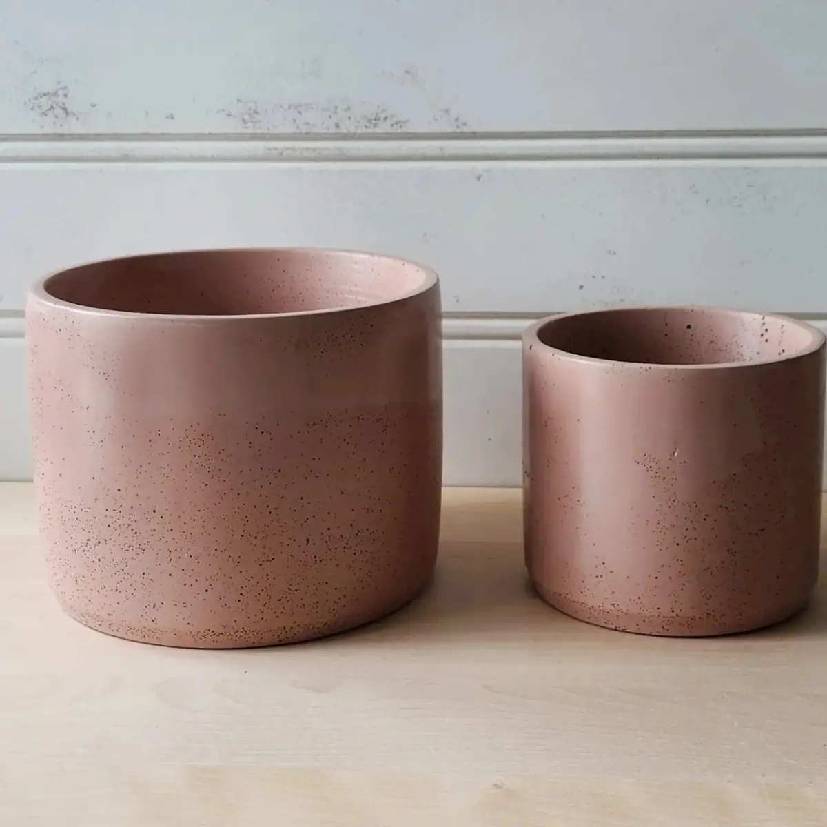 Cylinder Planter 5" Blush 2