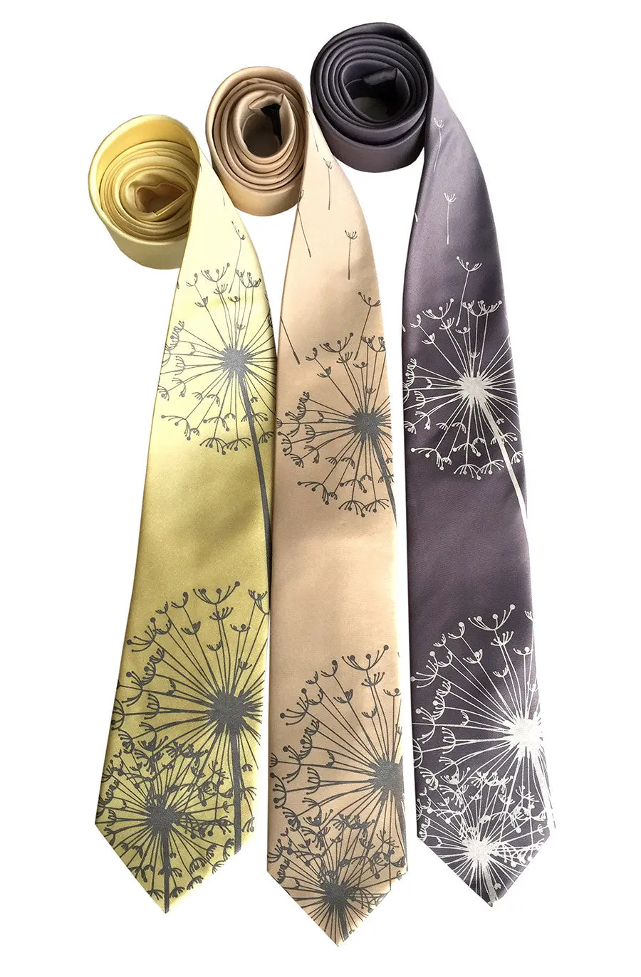 Dandelion Print Necktie 2