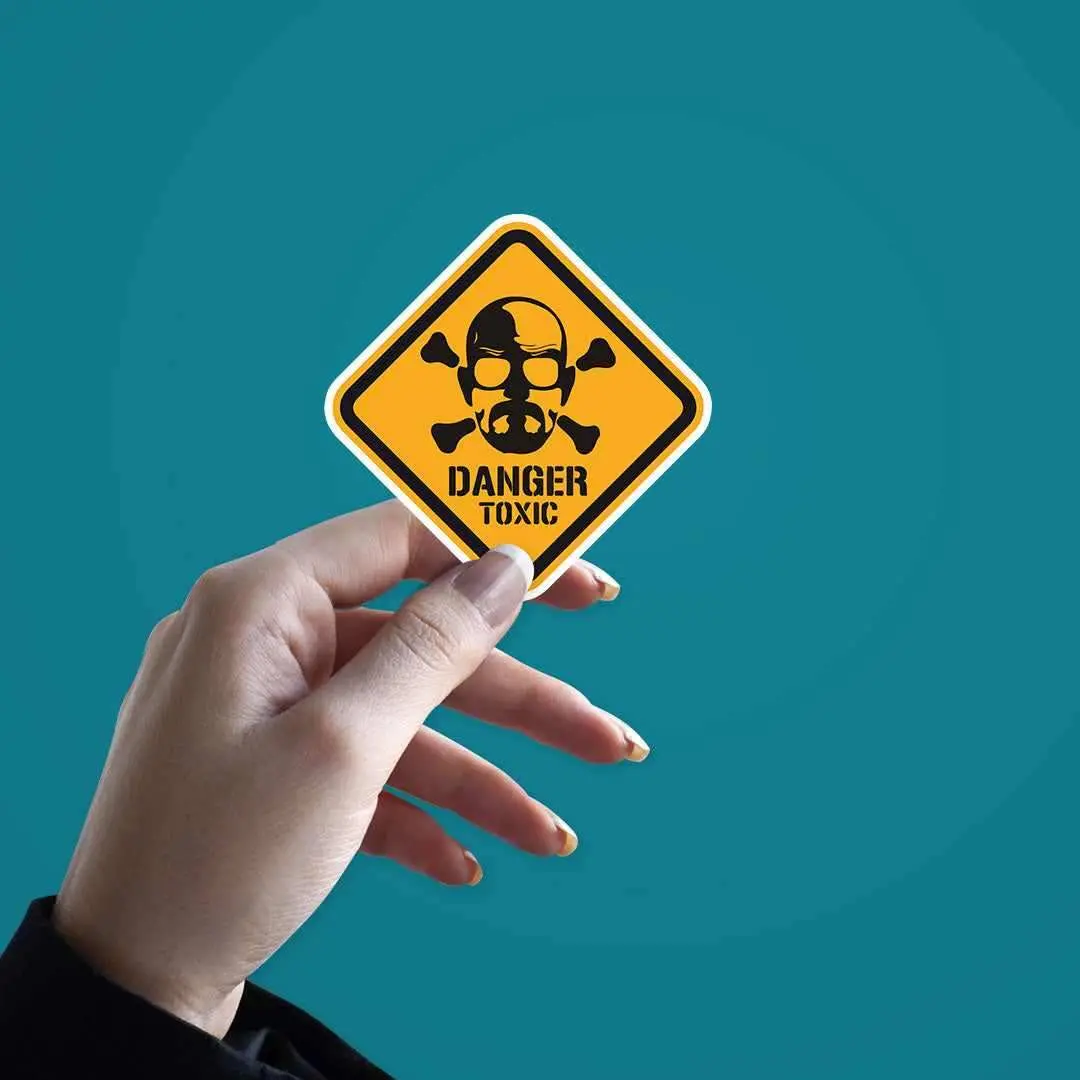 Danger Toxic Sticker 2