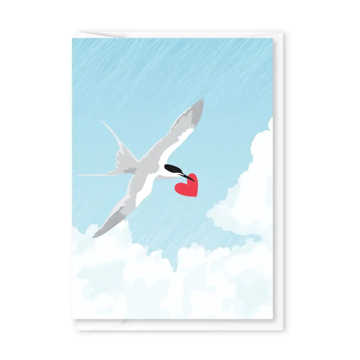Bird With Heart Enclosure Card 1