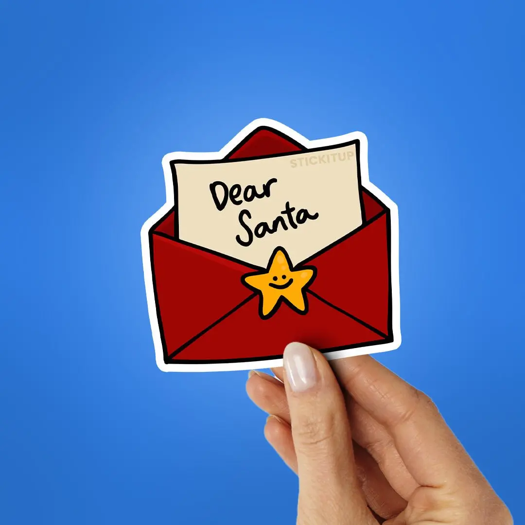Dear Santa Sticker 2