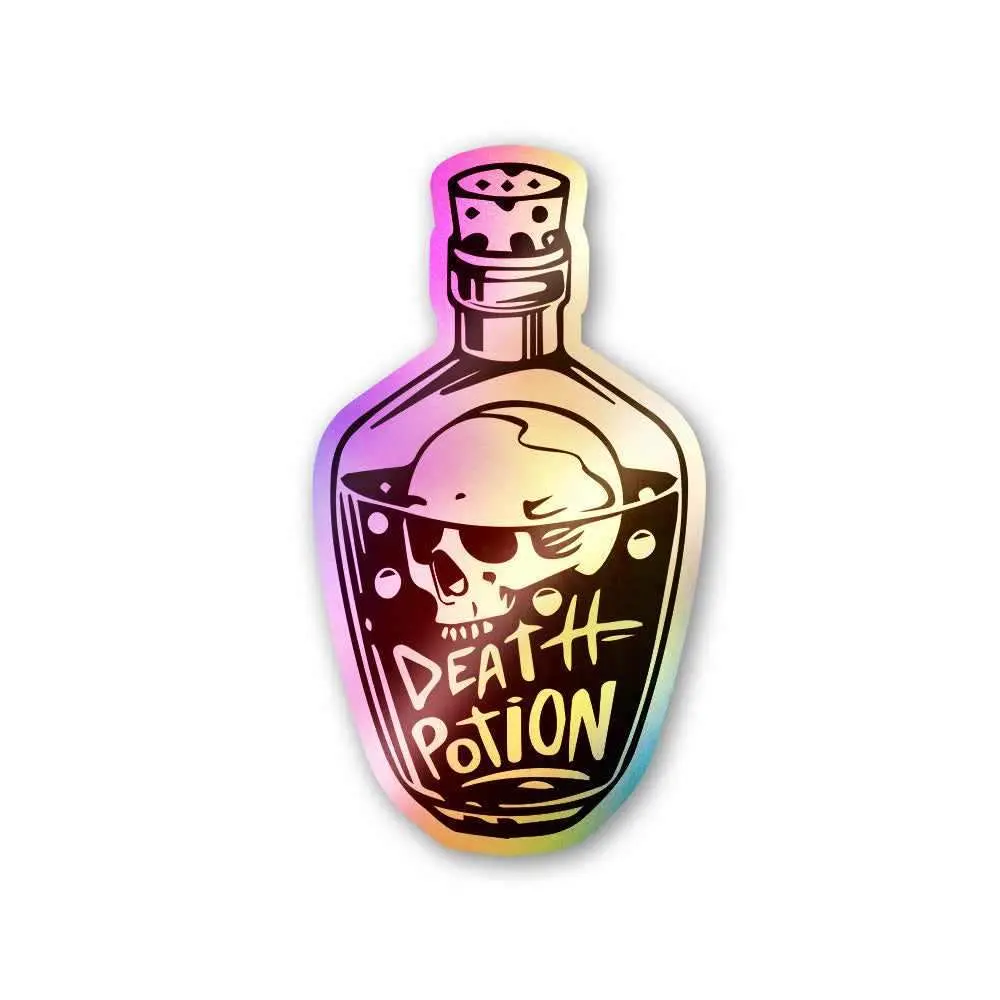 Death Potion Holographic Stickers 1