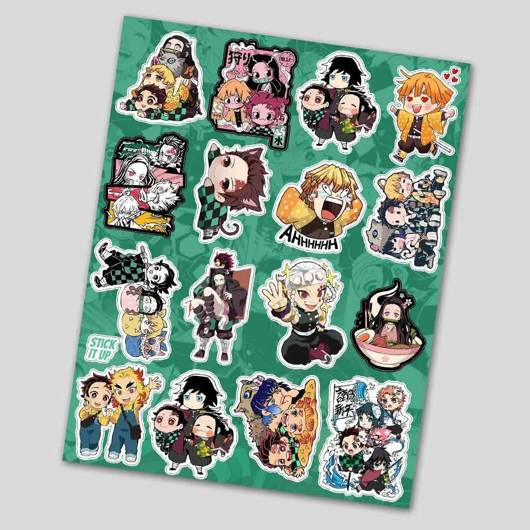Demon Slayer Mini Sticker Sheet 1