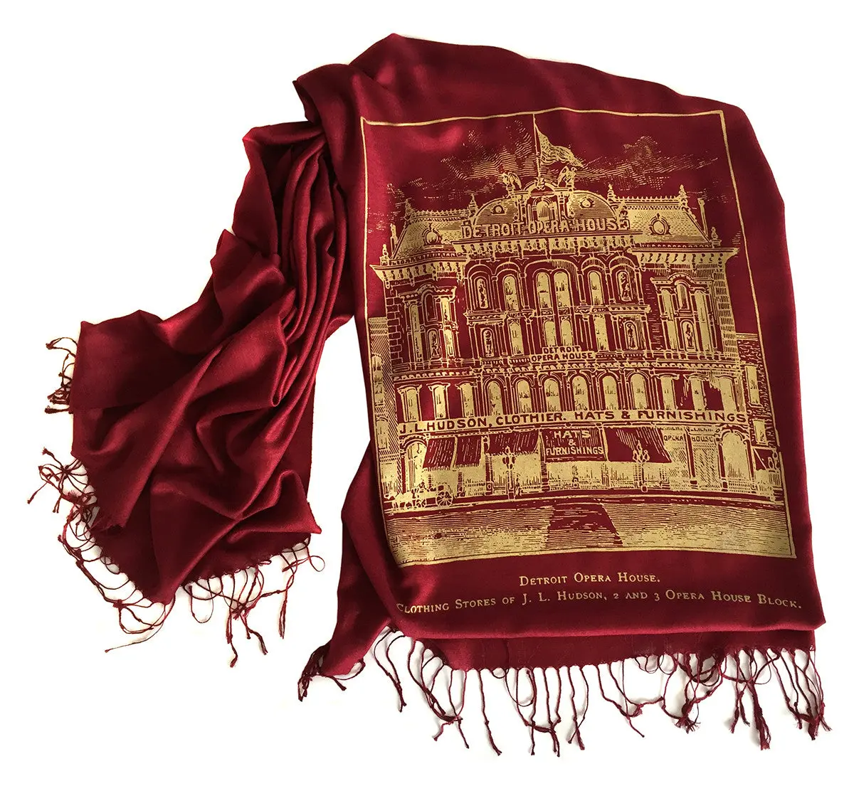Detroit Opera House & Hudson's Bamboo Pashmina 1