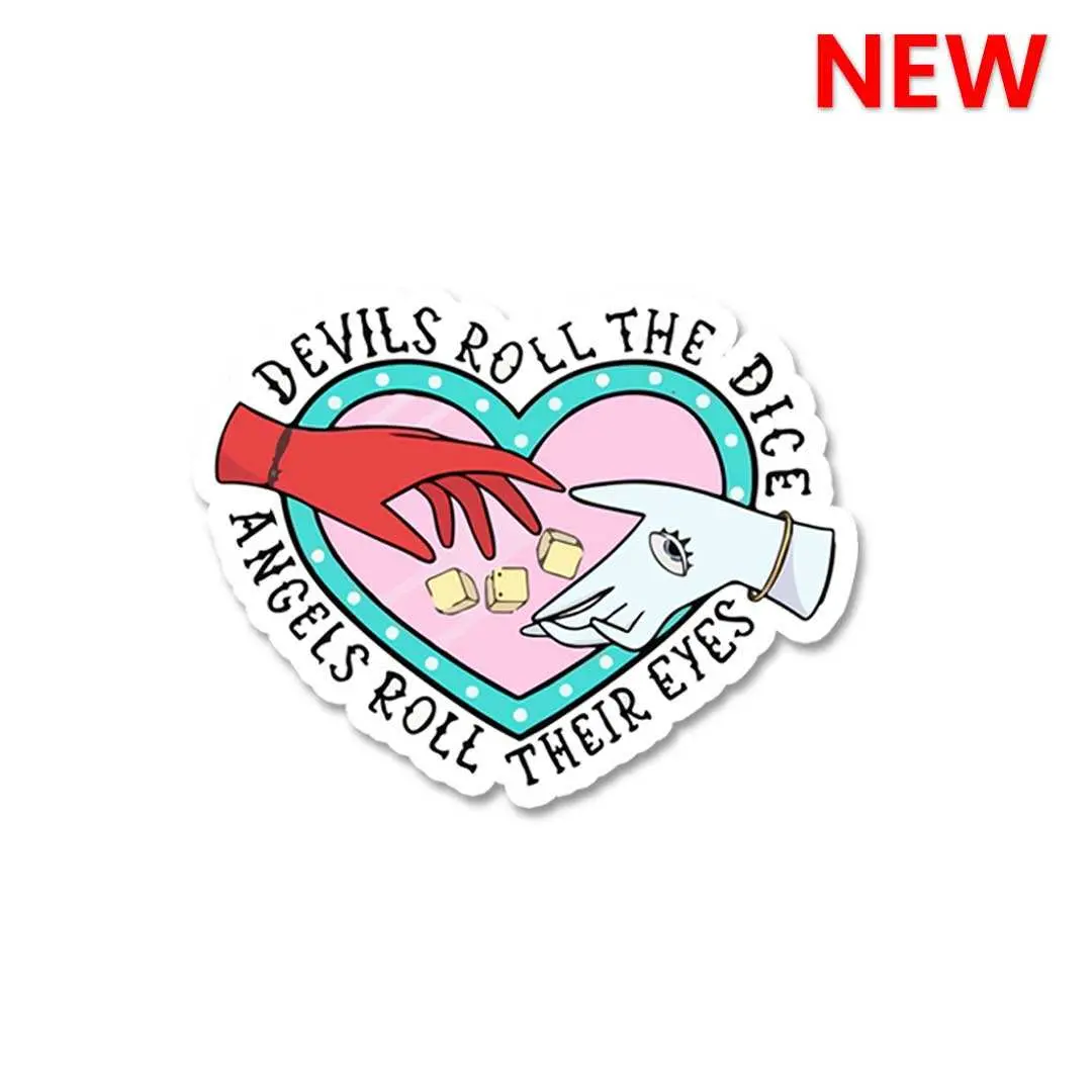 Devil Roll The Dice Sticker 1