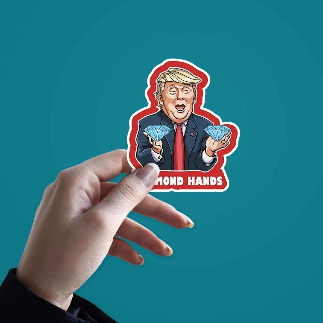 Diamond Hands Sticker 2