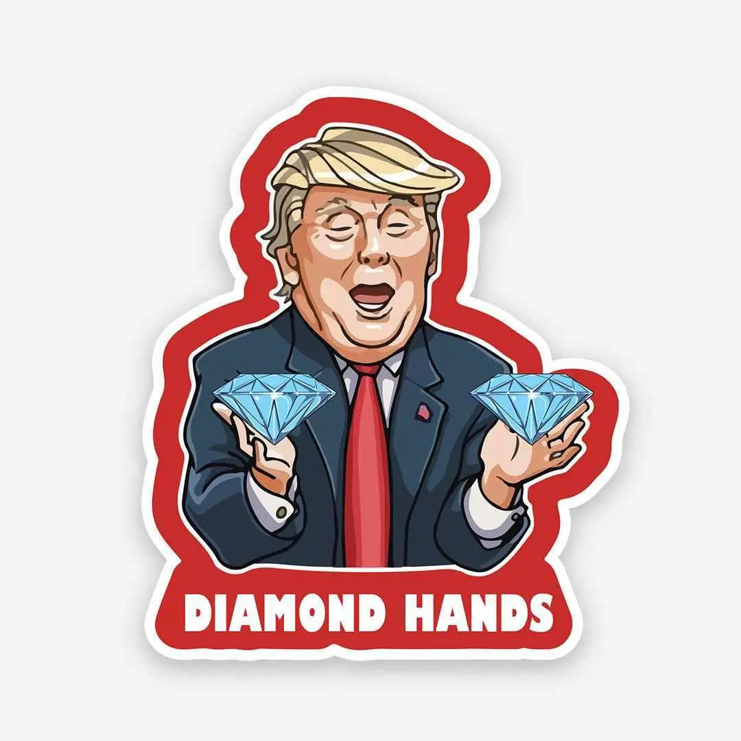 Diamond Hands Sticker 1