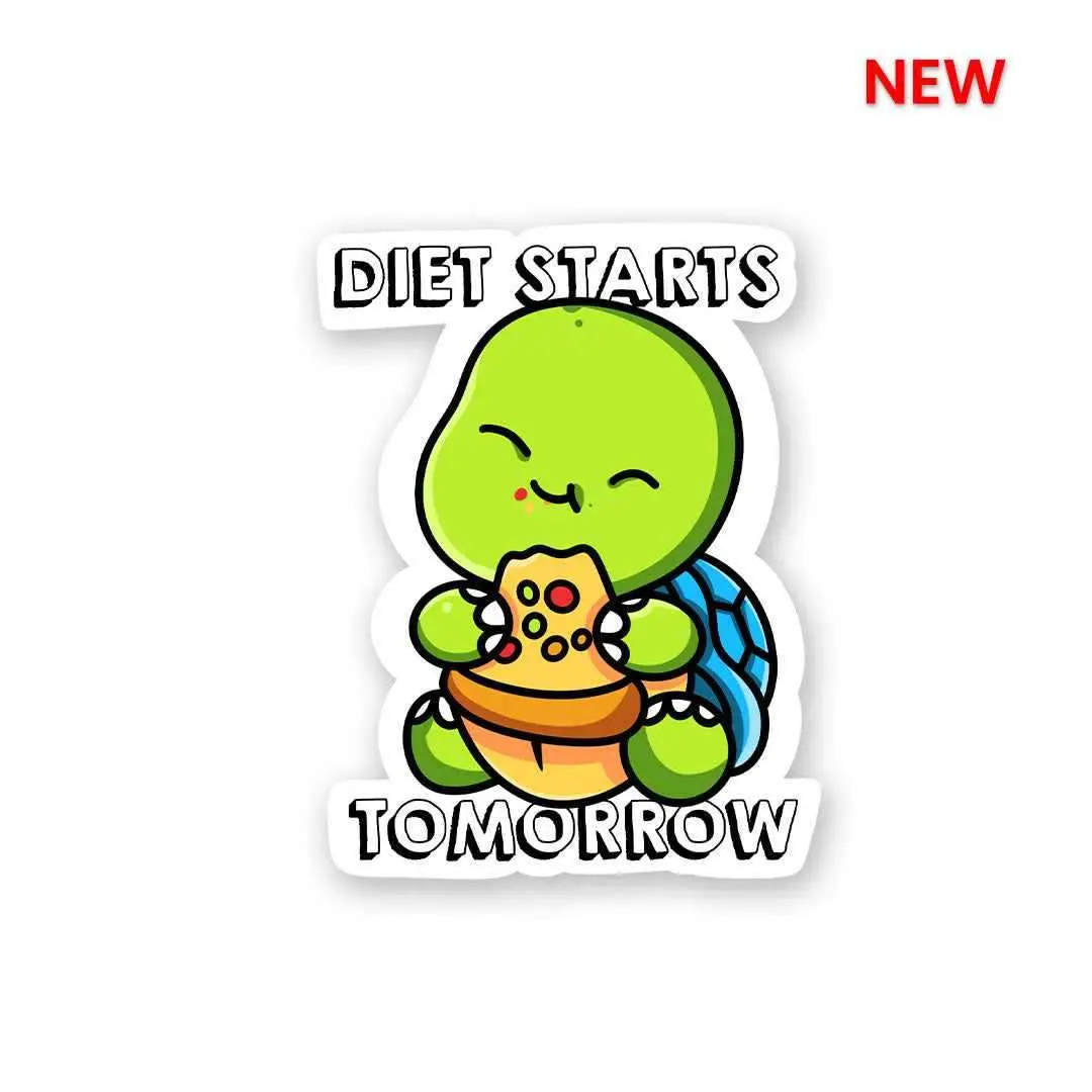 Diet Starts Tomorrow Sticker 1