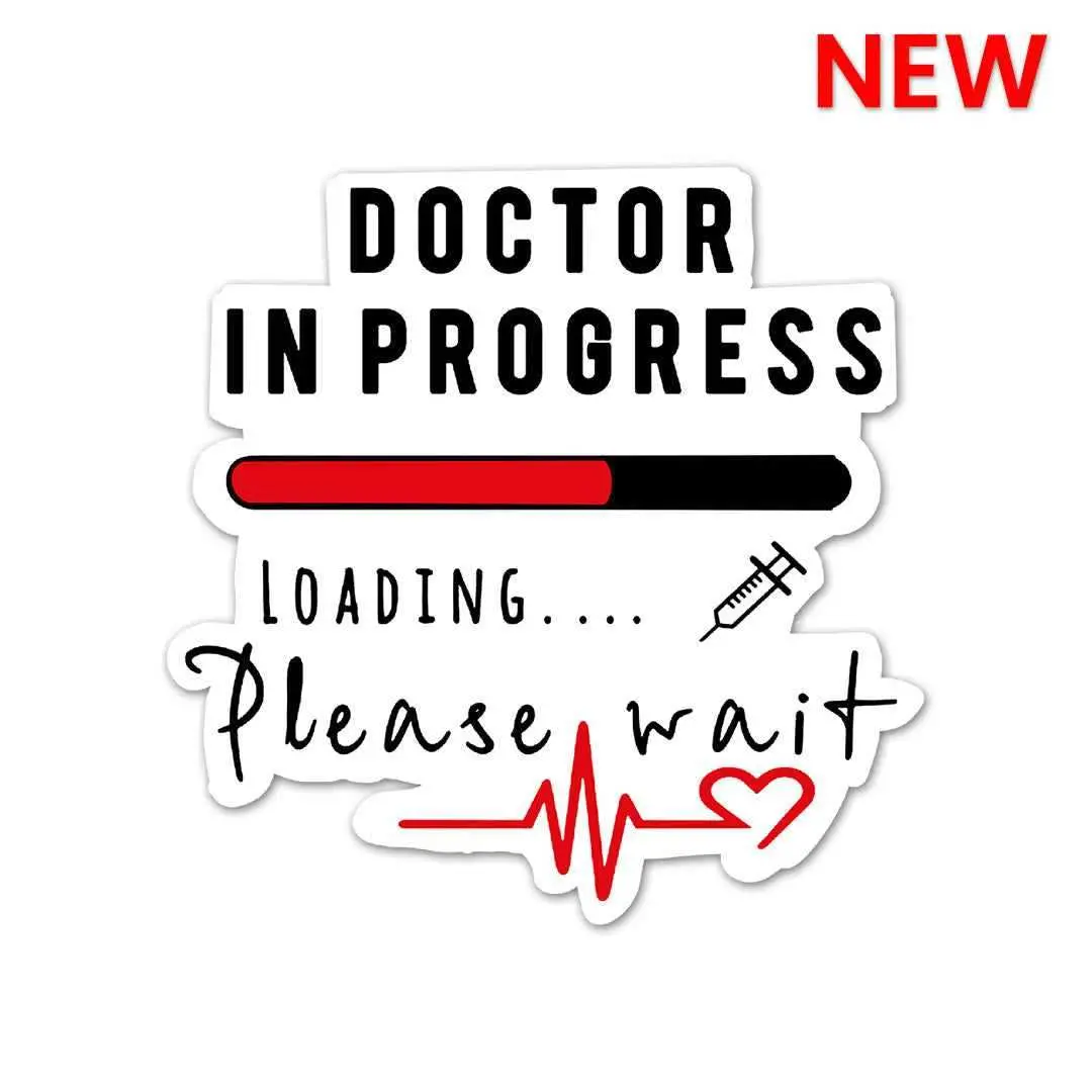 Doctor In Progress Sticker 1