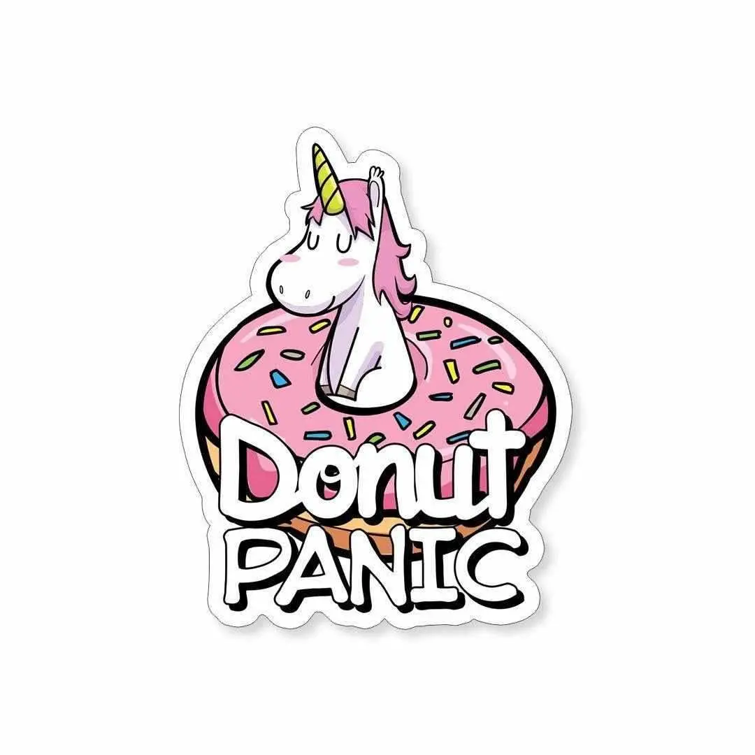 Donut Panic Sticker 1