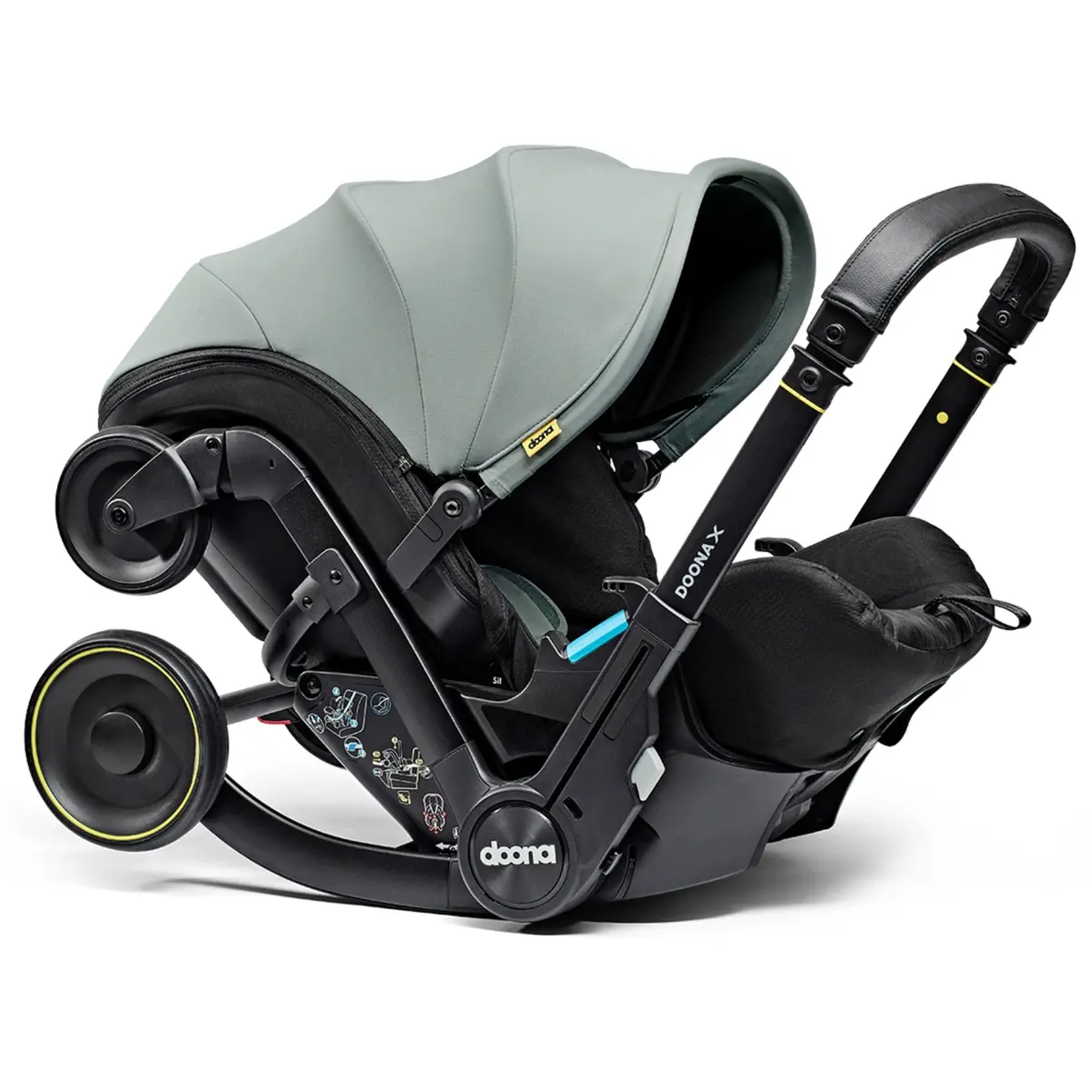 Doona X Infant Car Seat Stroller In Dusty Sage 1