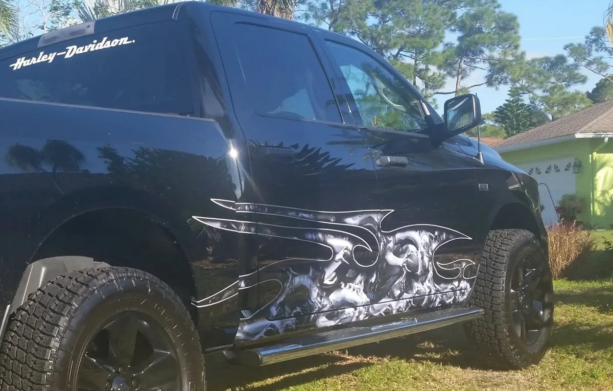 Dragons Attack Half Wrap – Vehicle Vinyl Graphics 10