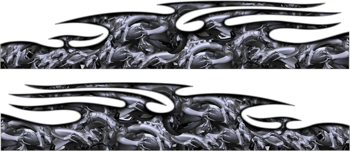 Dragons Attack Half Wrap – Vehicle Vinyl Graphics 8