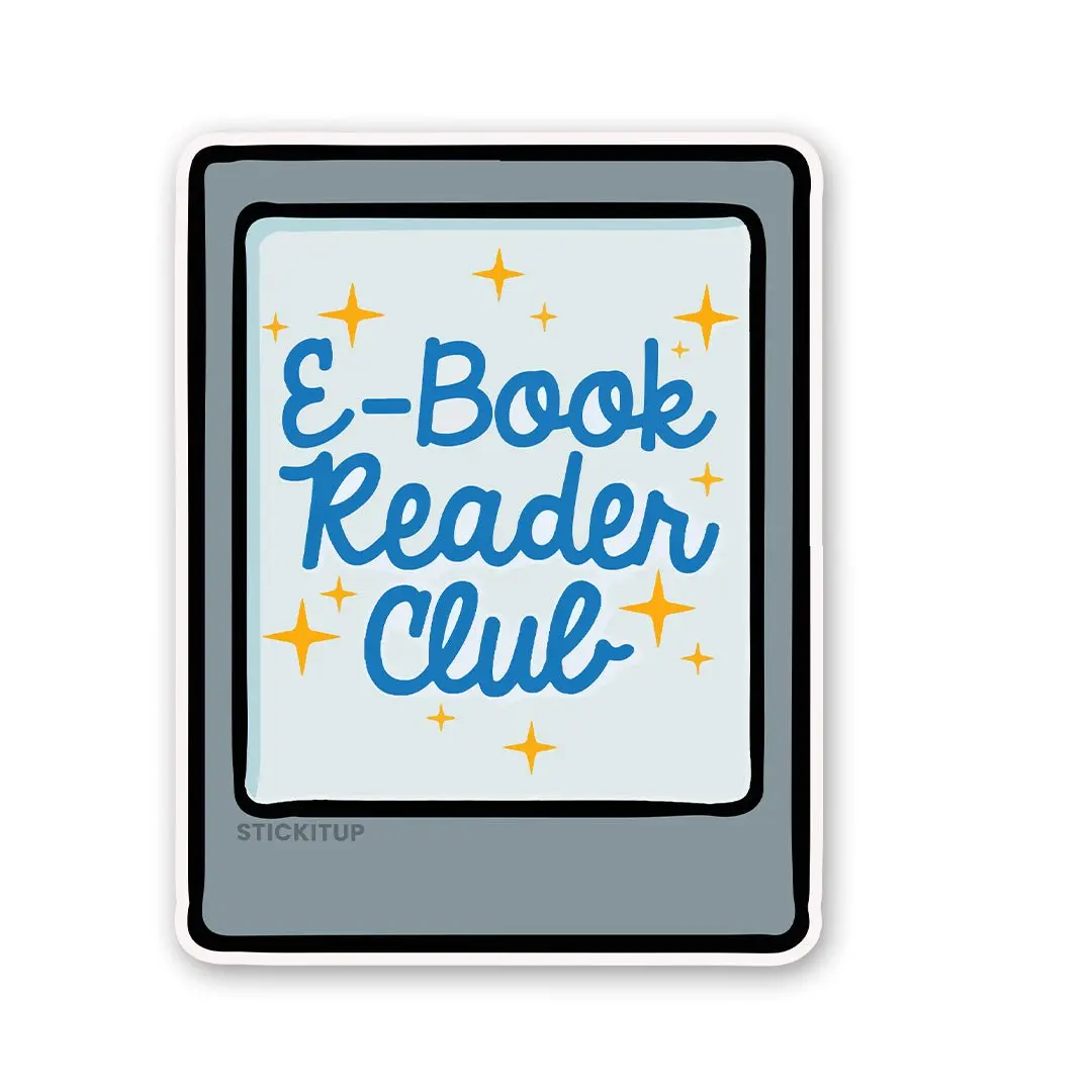 E Book Reader Sticker 1