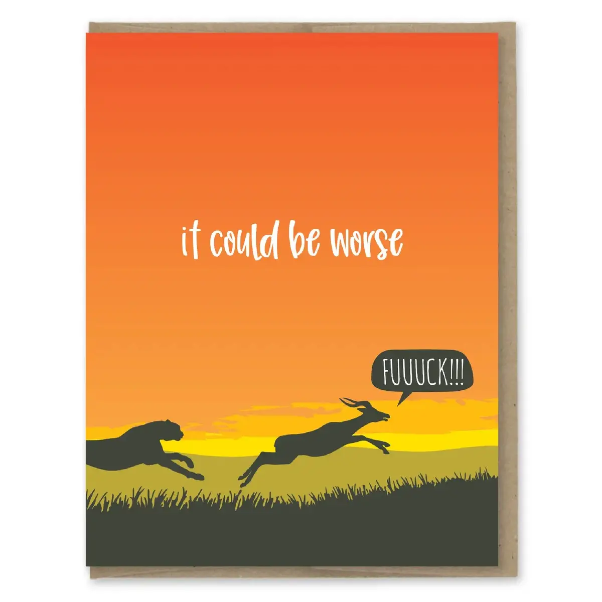 Could Be Worse Gazelle Card 1