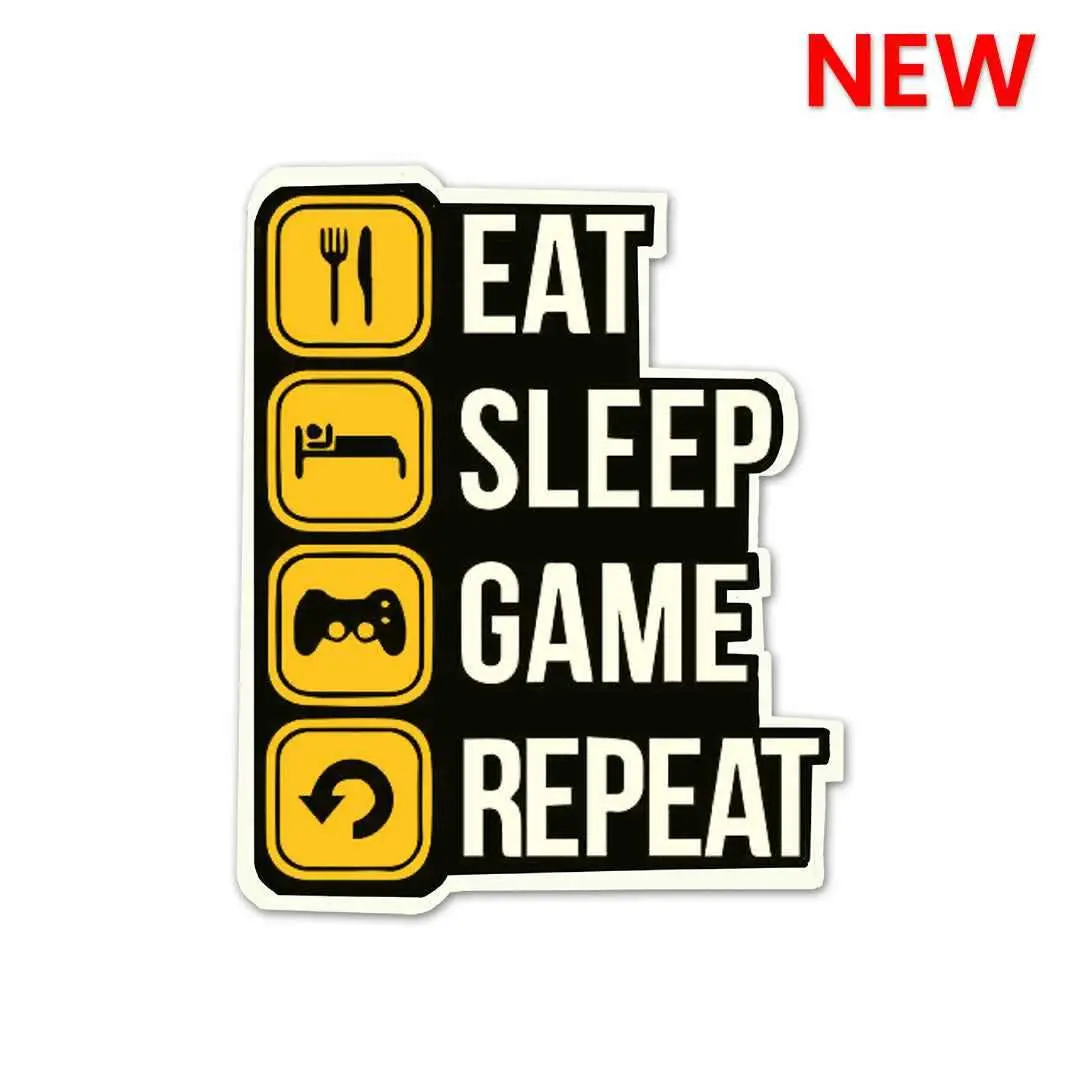 Eat Sleep Game V2 Sticker 1