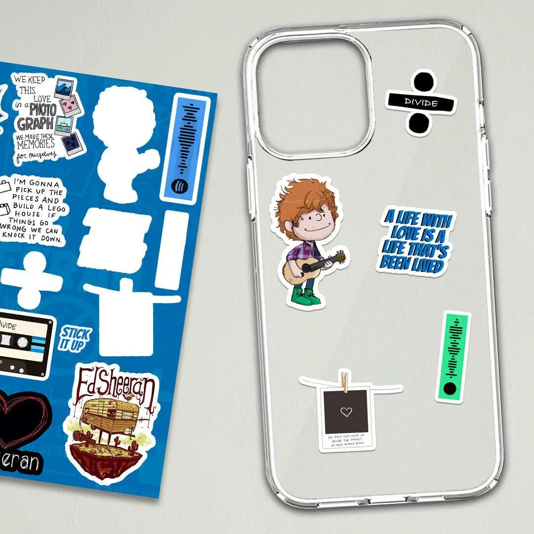 Ed Sheeran Mini Sticker Sheet 2