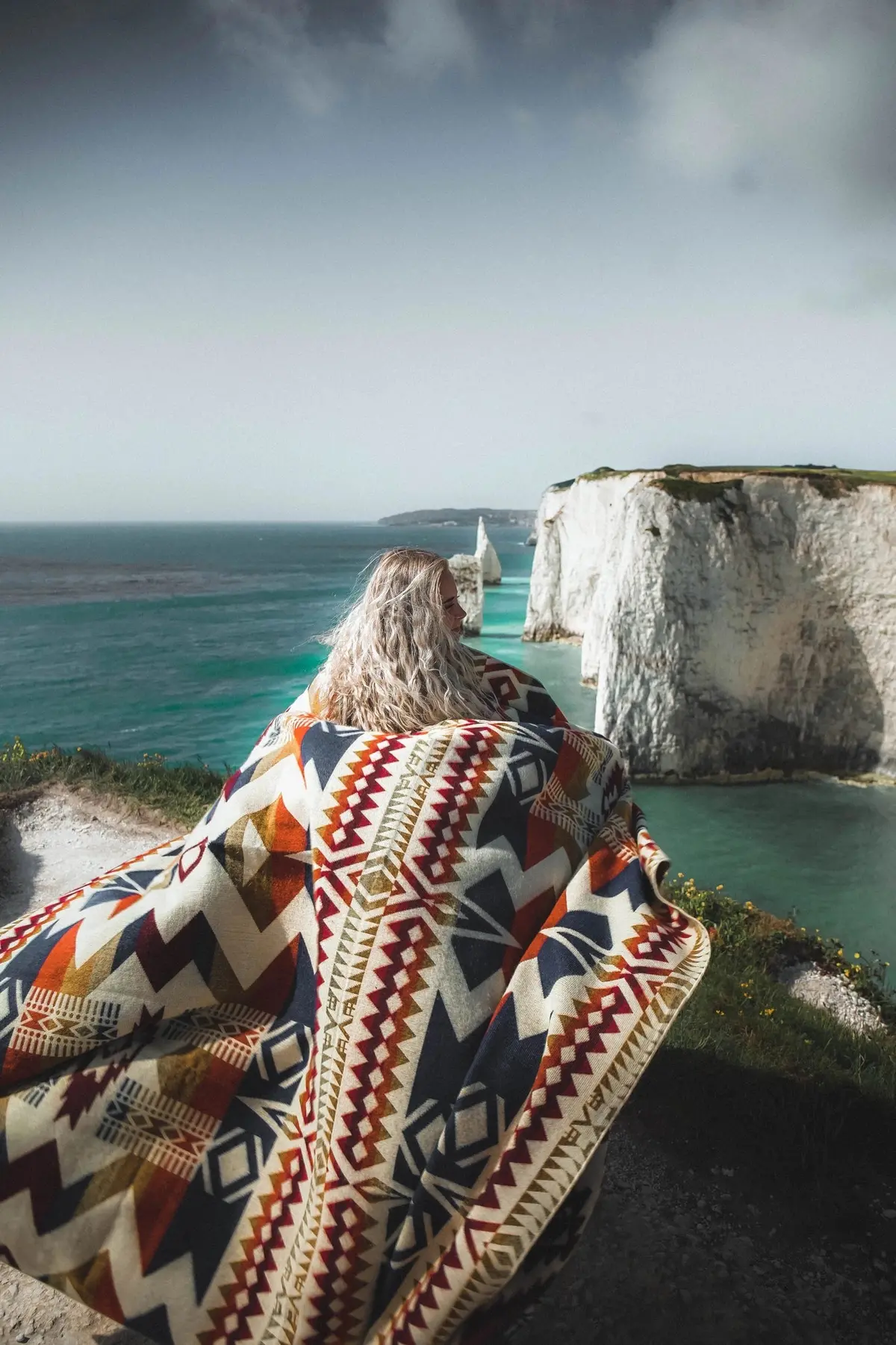 Awa Blanket In Vibrant Autumn 1