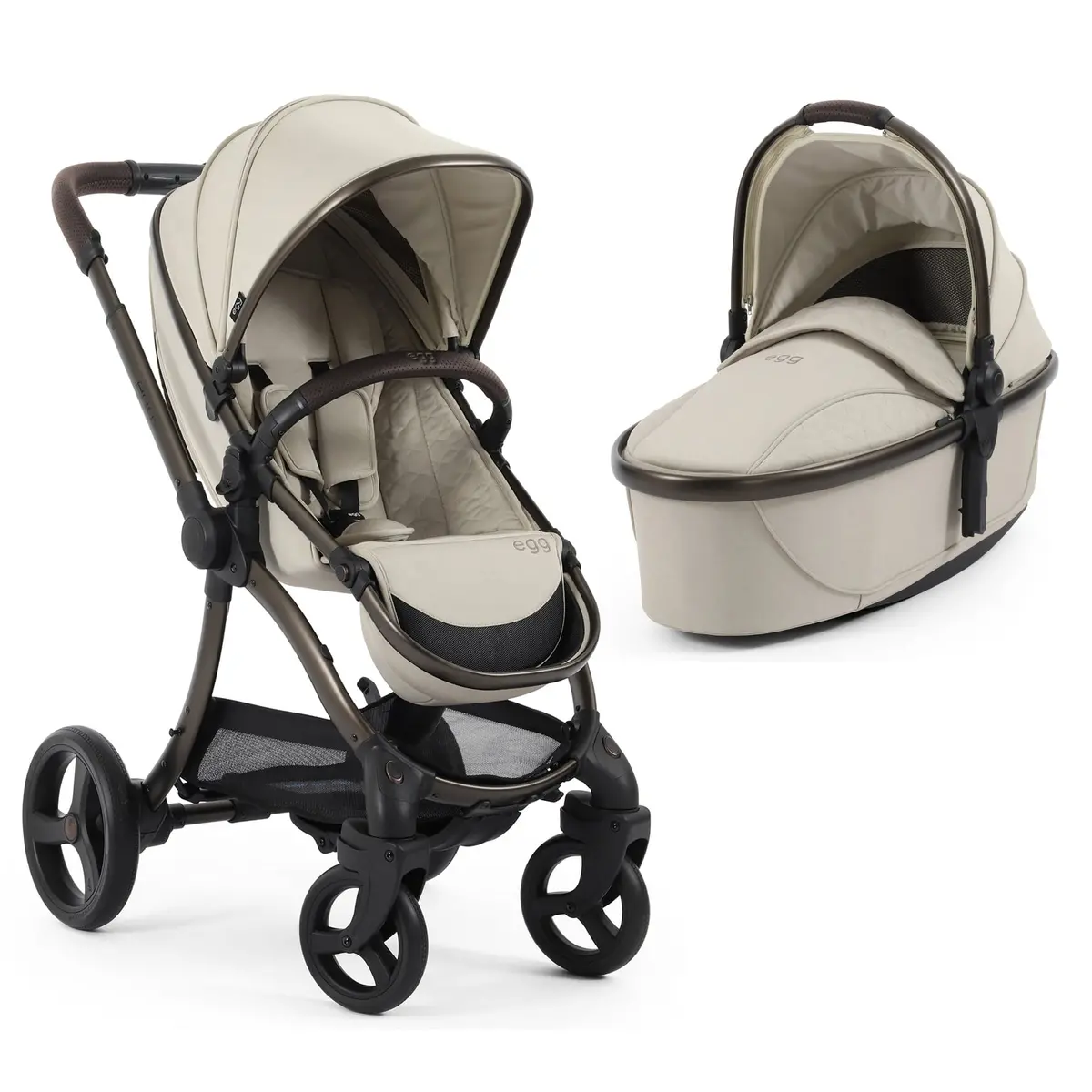Egg3 Pram Bundle - Cashmere 1