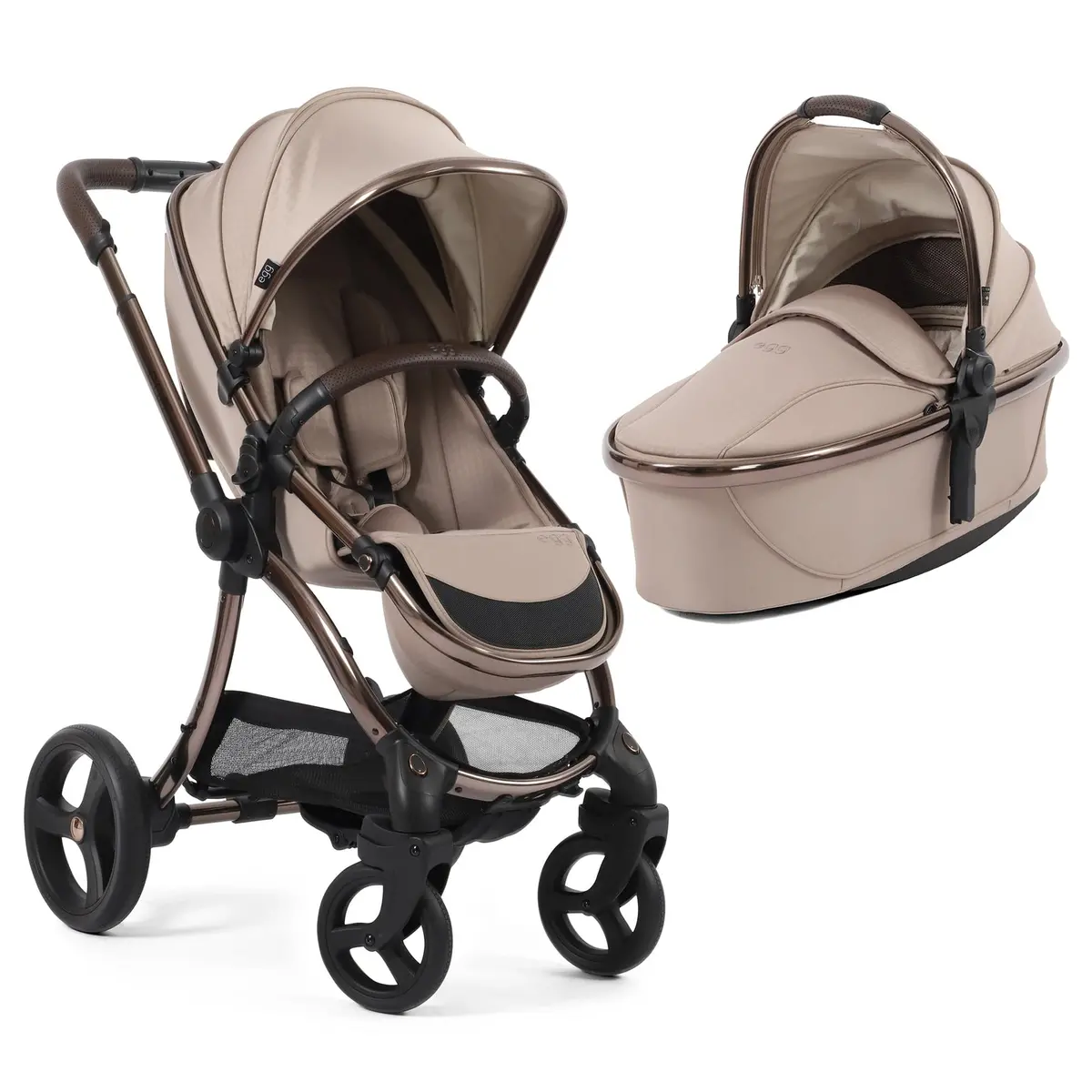 Egg3 Pram Bundle Houndstooth Almond Special Edition 1