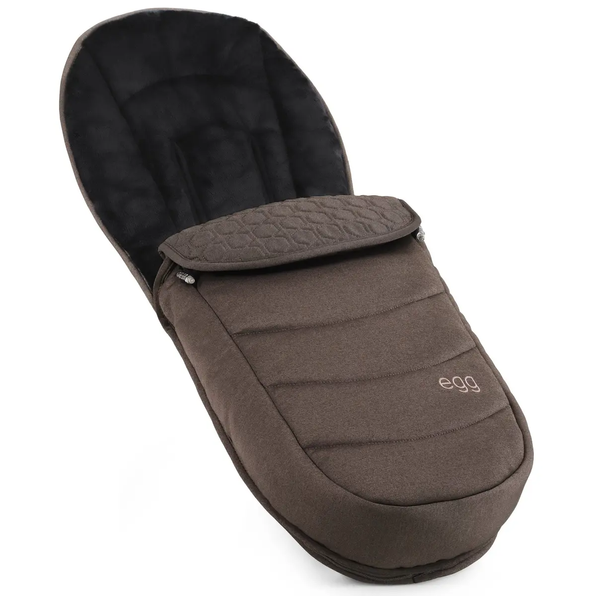 Egg3 Footmuff - Chocolate Velvet 1
