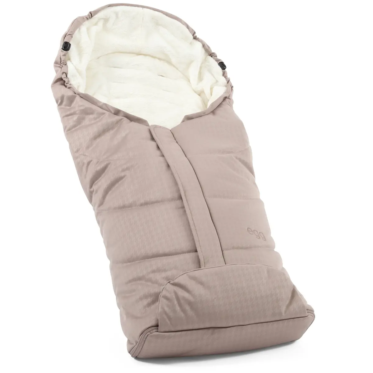 Egg3 Footmuff - Houndstooth Almond 1