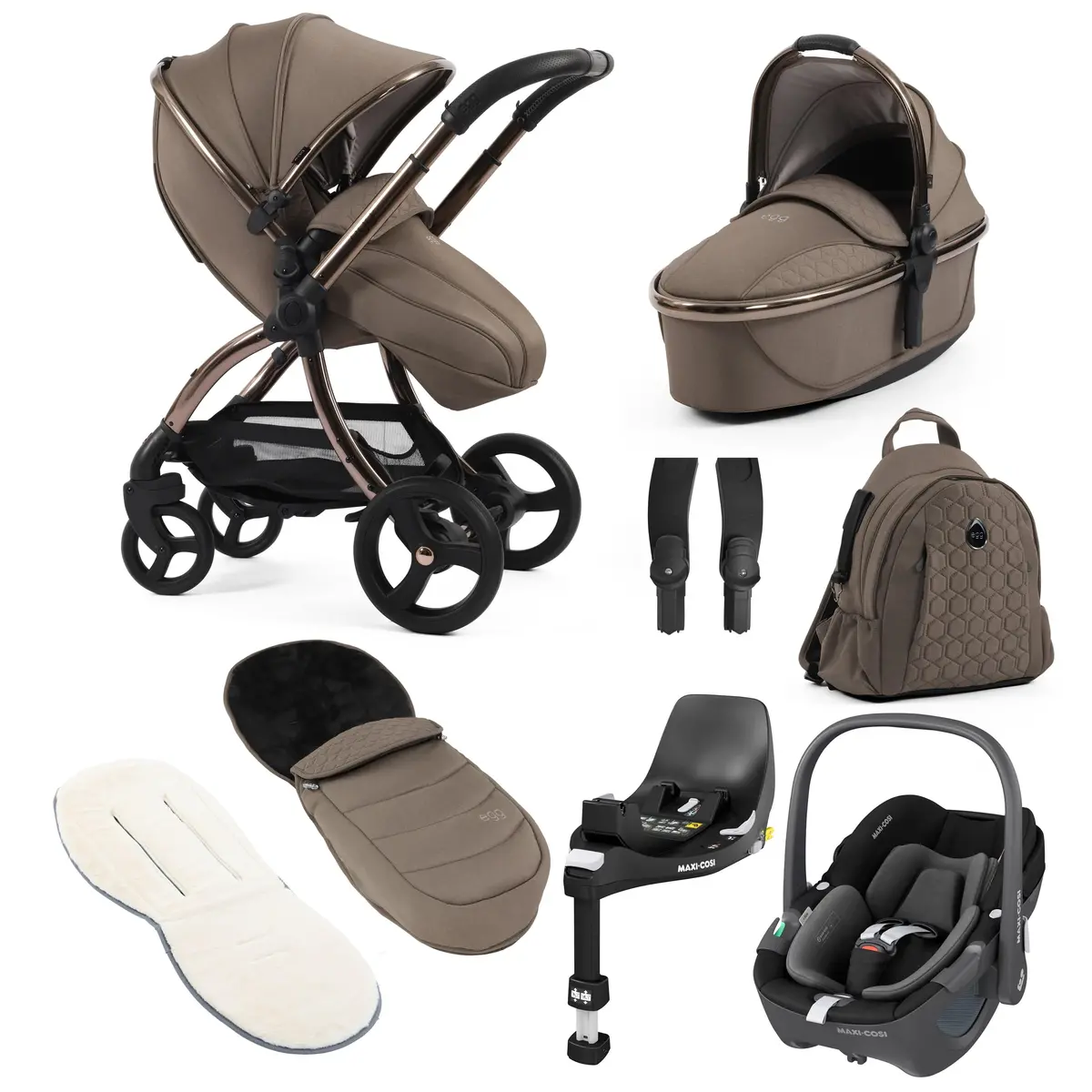 Egg3 Luxury Maxi-Cosi Travel System Bundle - Mink 2