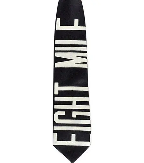 Bus Scroll Necktie: Eight Mile, Silk 1