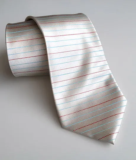 Elementary Penmanship Silk Necktie 1