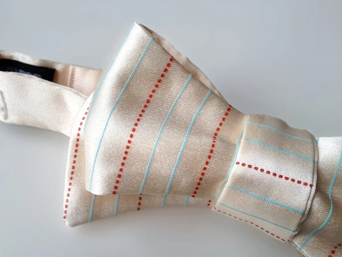 Elementary Penmanship Bow Tie. Student Handwriting Paper Bowtie. 1