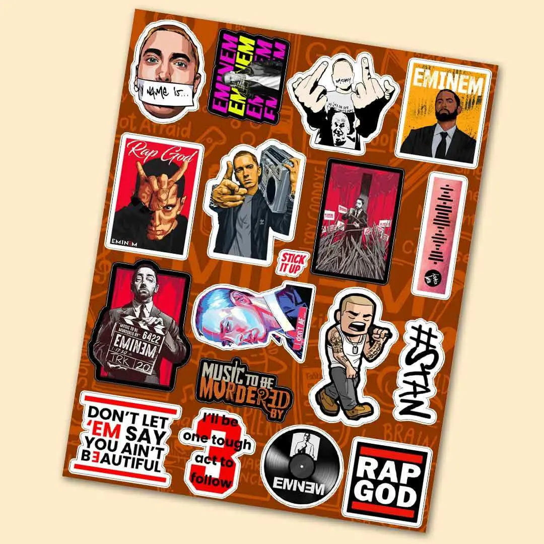 Eminem Mini Sticker Sheet 1