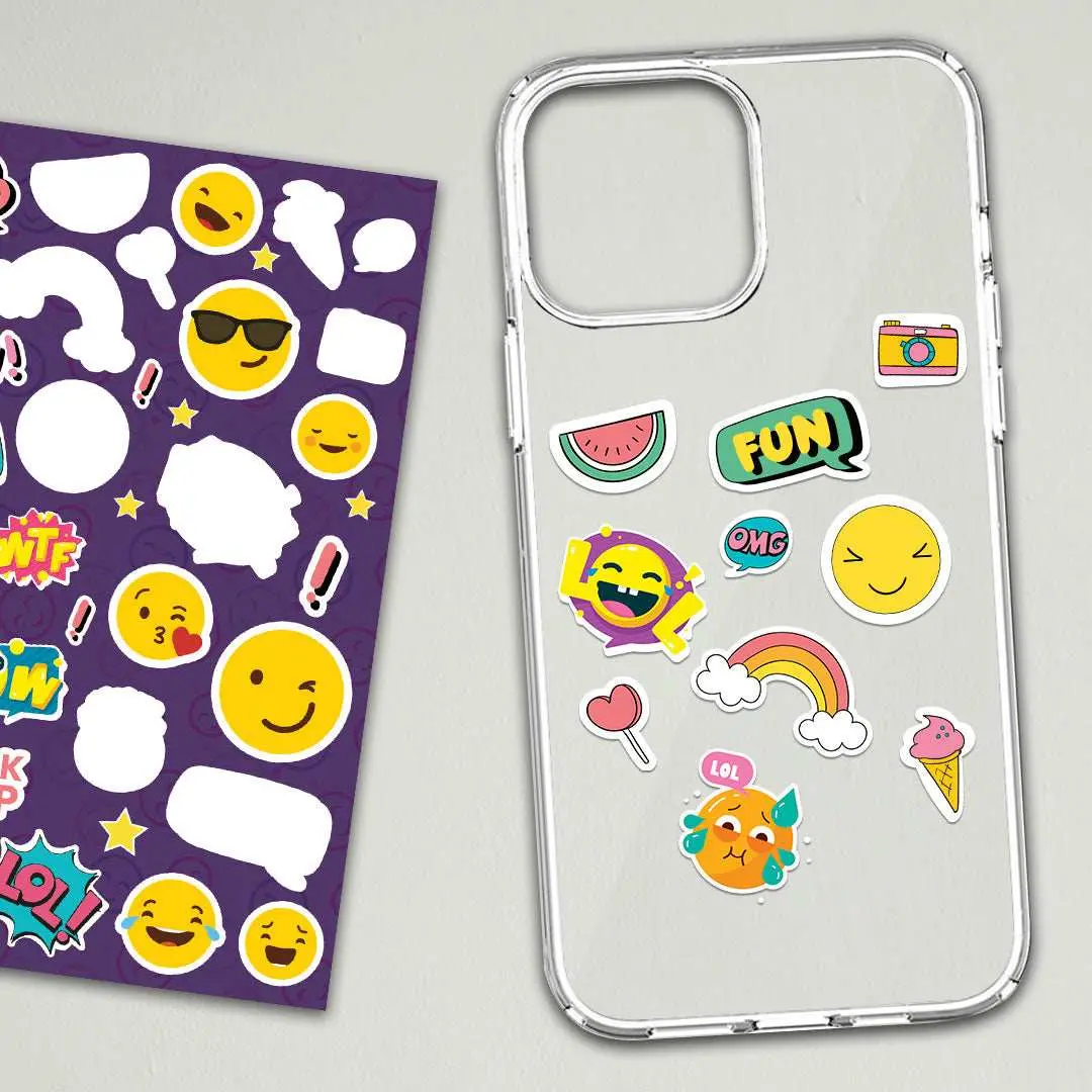 Emojies Mini Stickers Sheet 2