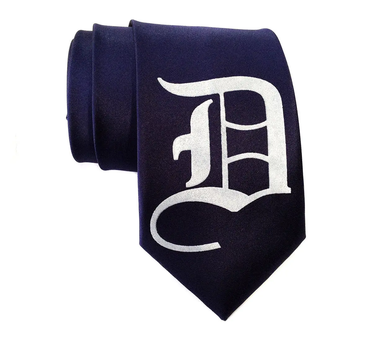 Old English D Necktie. Detroit D Tie 1