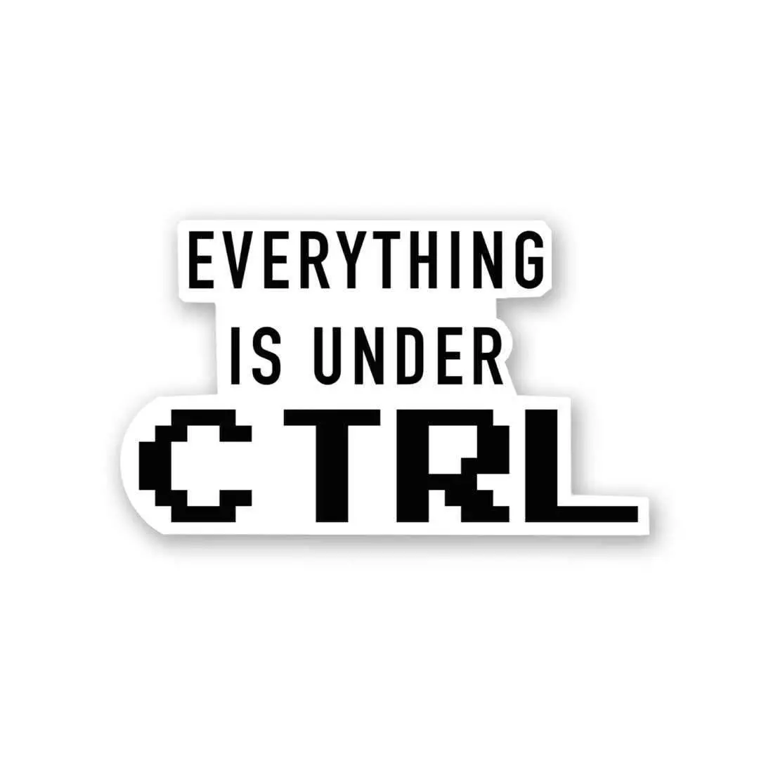 Every Thing Is Under Ctrl Sticker 2