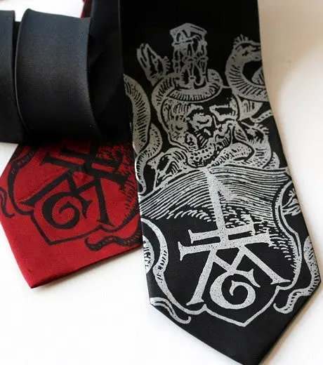 Ex Libris Necktie, Book Print Tie 1