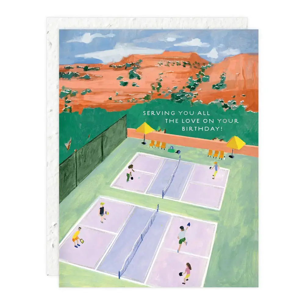Pickleball Birthday Card 1