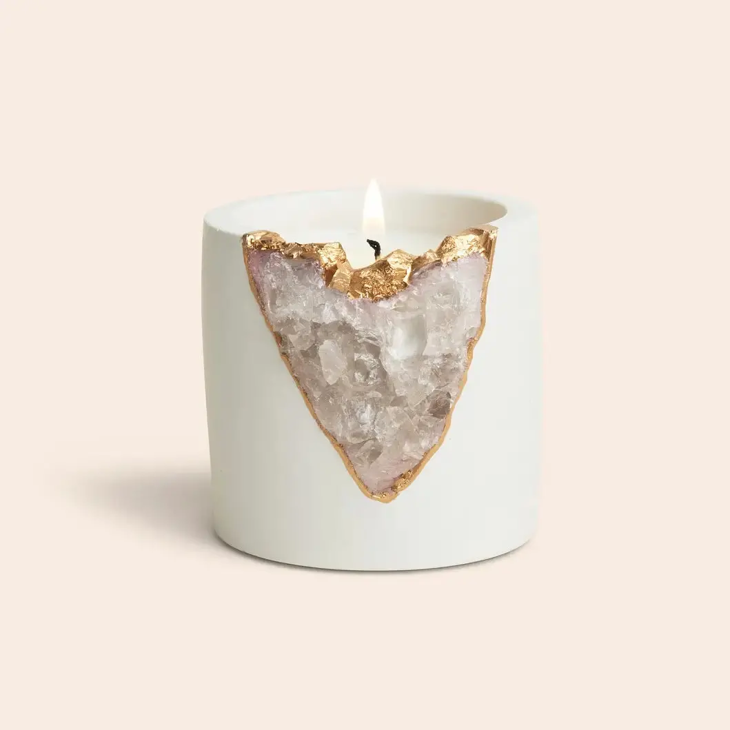 Sweet Musk Geode Candle 1