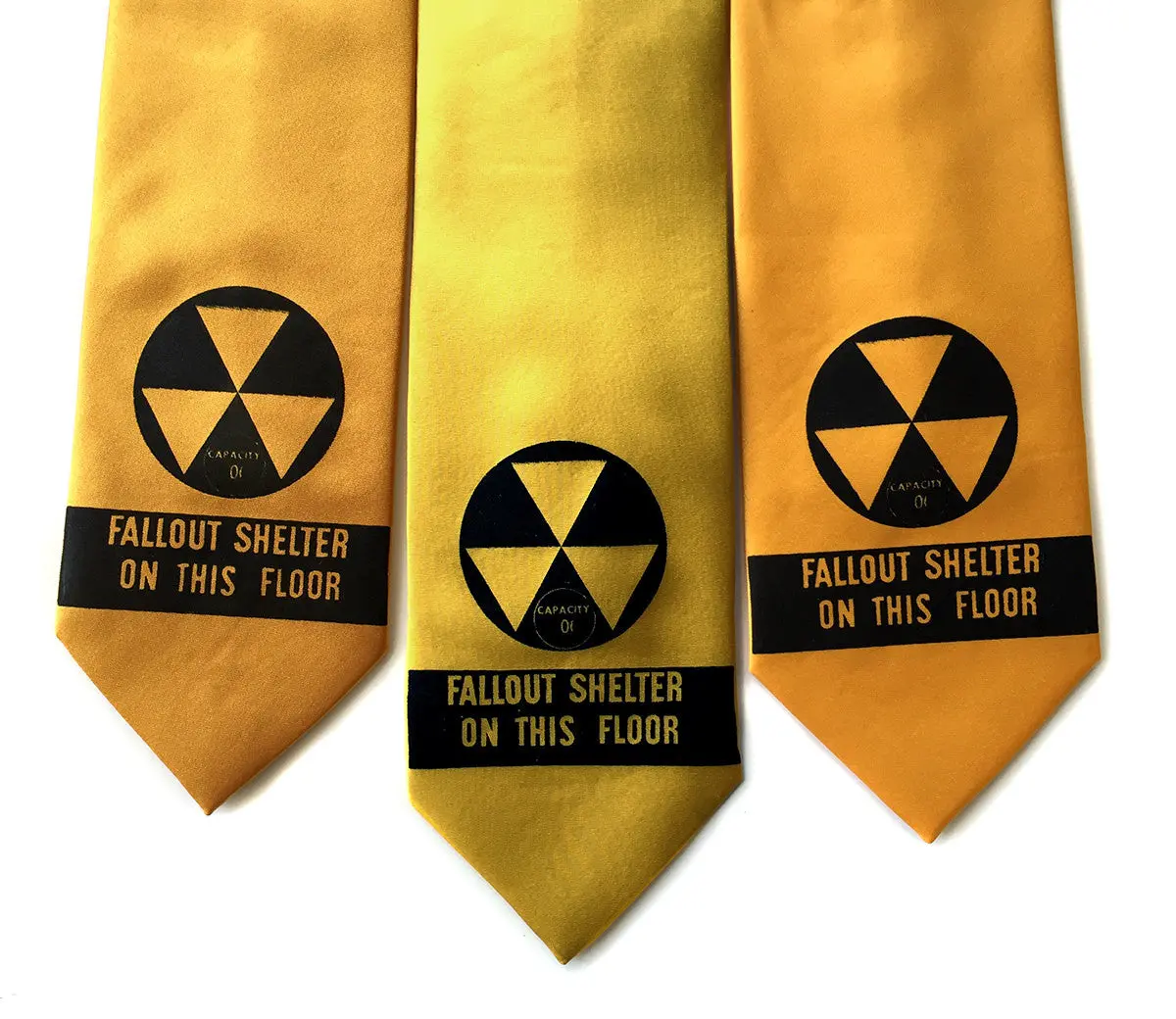 Fallout Shelter Necktie. Cold War Era Tie 1