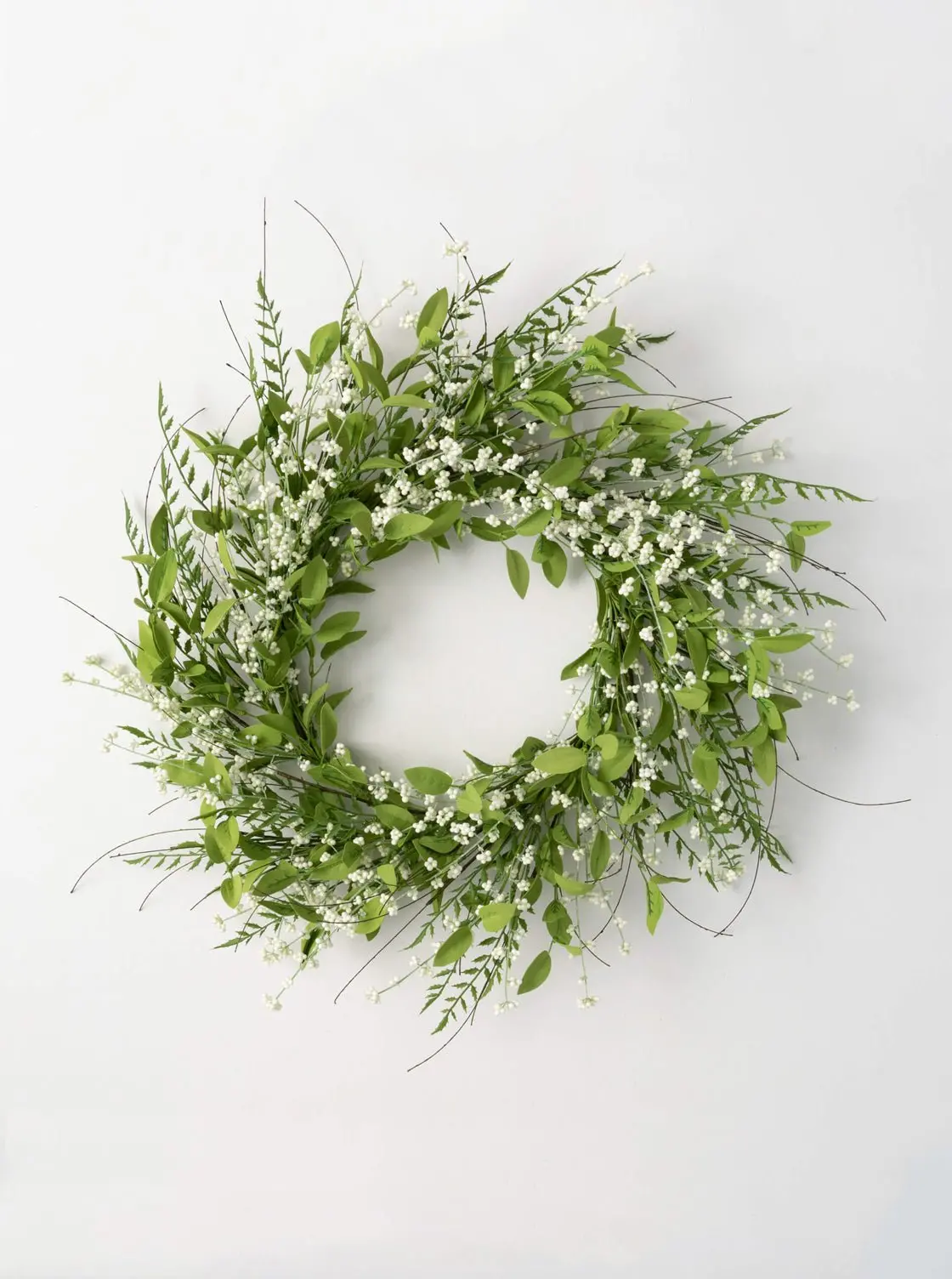 Faux White Berry Wreath 1