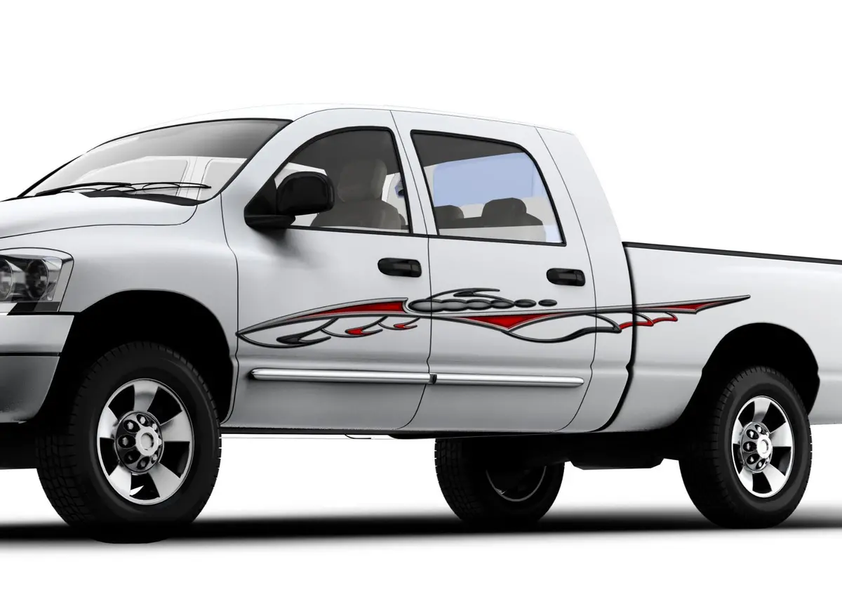 Feedback Stripes Vinyl Decal – Set Of 2 For Cars, Trucks & Semis 1