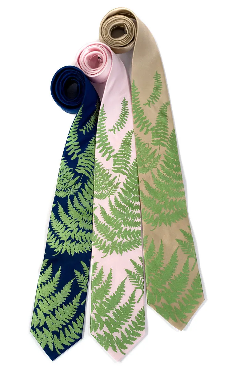 Fern Silk Necktie 1