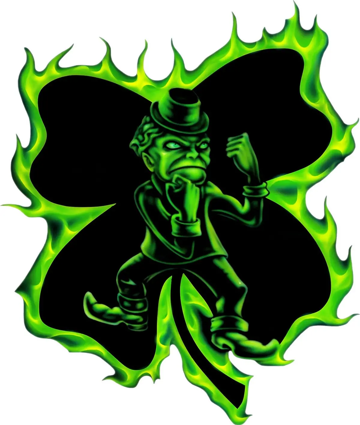 Fighting Irish Clover Vinyl Decal – Hood Or Tailgate One Piece Graphic 2