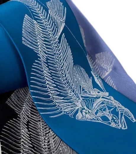 Fishbone Silk Necktie 1