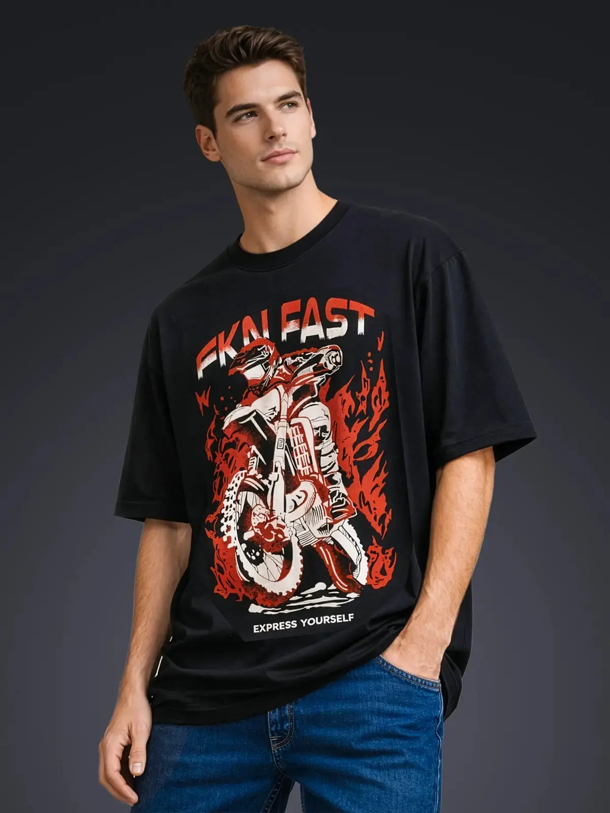 Fkn Fast Oversized T-Shirt 1