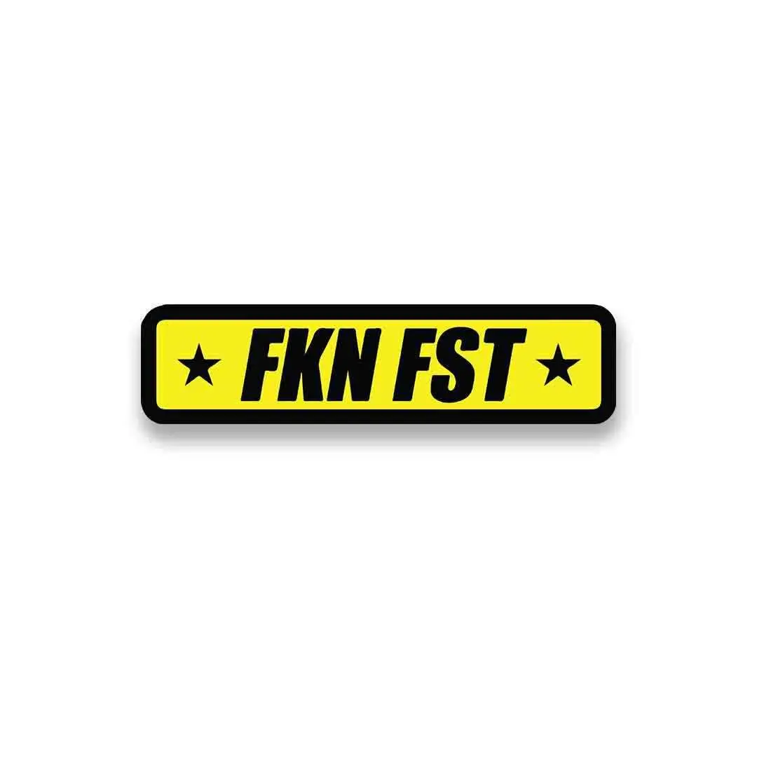 Fkn Fst Sticker 2