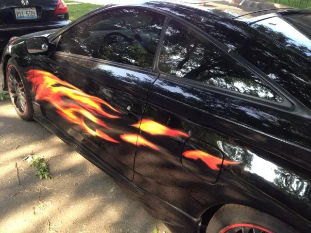 Fire Flames Side Decals Vinyl Graphics For Cars & Trucks #F2 8